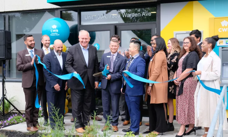 Canadian Western Bank (Markham Branch) Ribbon-cutting