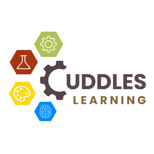 Cuddleslearning logo whiteoutline